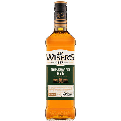 J.P. Wiser's Canadian Rye Whisky Triple Barrel - Available at Wooden Cork