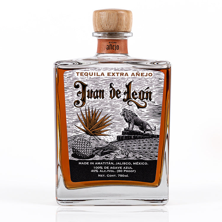 Juan de Leon Extra Anejo Tequila - Available at Wooden Cork