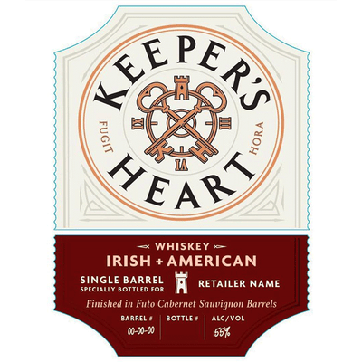 Keeper’s Heart Irish + American Whiskey Finished in Futo Cabernet Sauvignon Barrel - Available at Wooden Cork