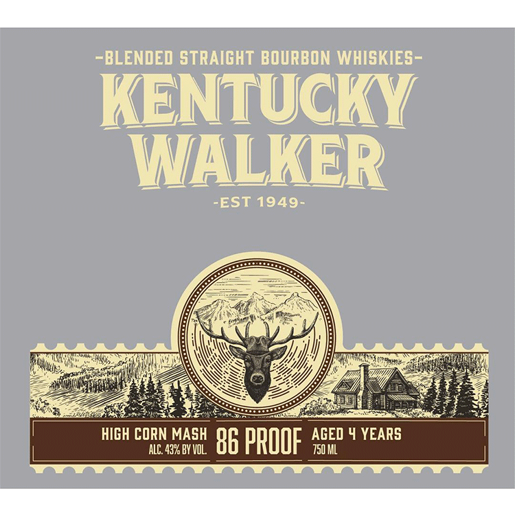 Kentucky Walker Blended Straight Bourbons - Available at Wooden Cork