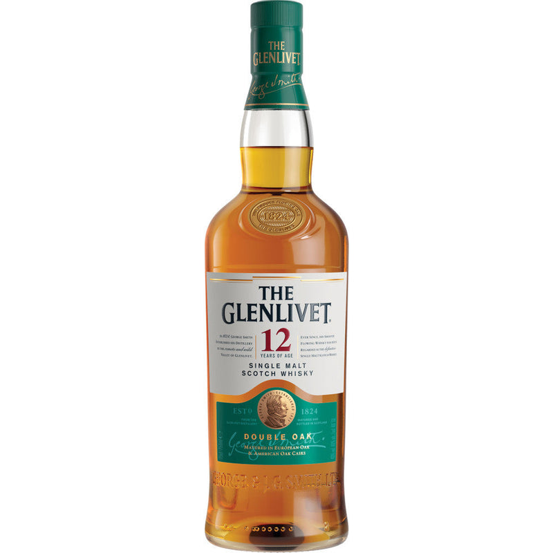 The Glenlivet 12 Year Old Single Malt Scotch Whisky - Available at Wooden Cork