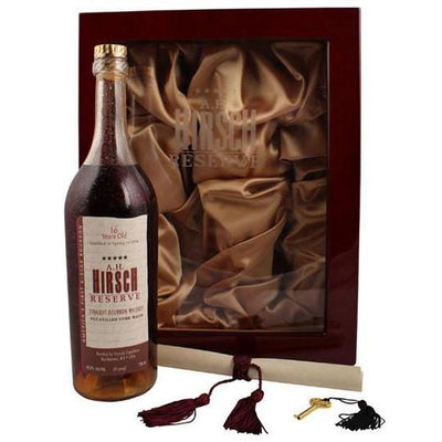 A. H. HIRSCH Reserve 16 Year Old Gold Foil Humidor Edition Straight Bourbon Whiskey 750ml - Available at Wooden Cork