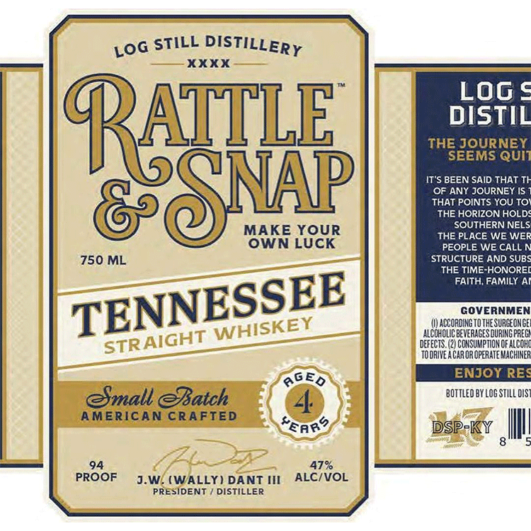Log Still Rattle & Snap Tennessee Straight Whiskey - Available at Wooden Cork