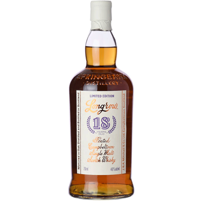 Longrow 18 Year Old Campbeltown Single Malt Scotch Whisky - Available at Wooden Cork