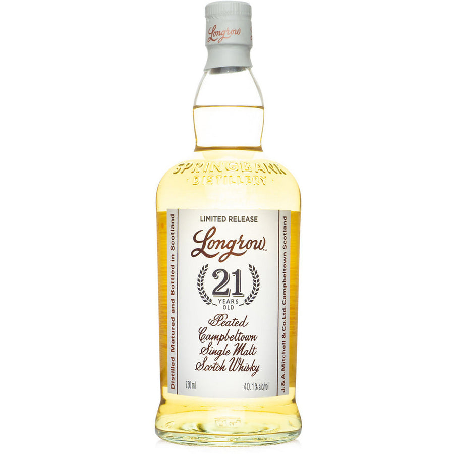 Longrow 21 Year Peated Campbeltown Single Malt Scotch Whisky - Available at Wooden Cork