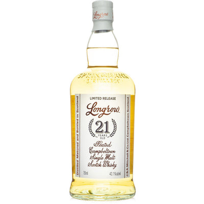 Longrow 21 Year Peated Campbeltown Single Malt Scotch Whisky - Available at Wooden Cork