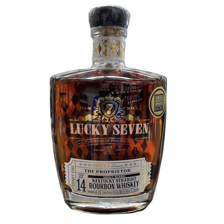 Lucky Seven Spirits The Proprietor 14 Year Single Barrel Bourbon Whiskey - Available at Wooden Cork