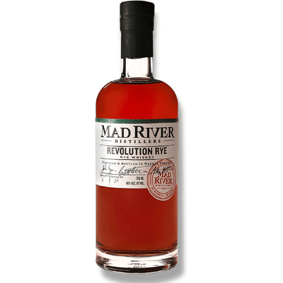Mad River Revolution Rye Whiskey - Available at Wooden Cork