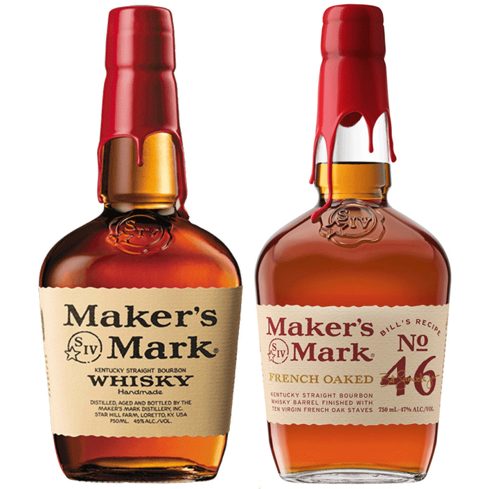 Maker's Mark Bourbon & Maker's Mark 46 Bundle - Available at Wooden Cork