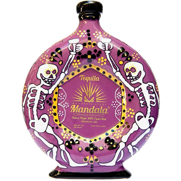 Tequila Mandala Extra Añejo Dia de los Muertos Edition – Wooden Cork