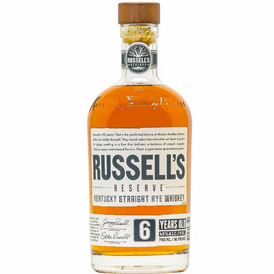 Russell's Reserve Rye Whiskey 6 Year - Available at Wooden Cork