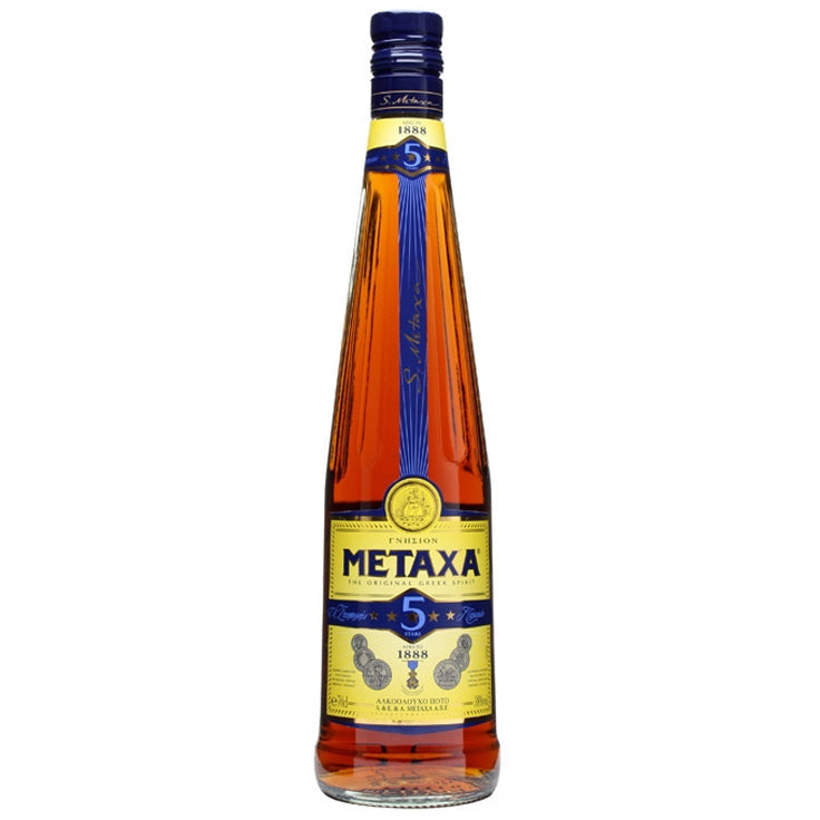 Metaxa 5 Stars Brandy - Available at Wooden Cork