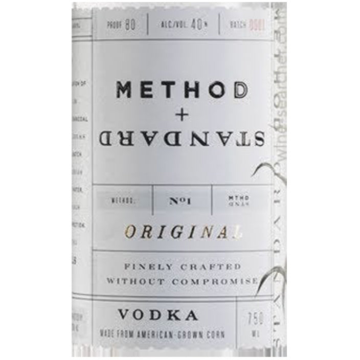 Method + Standard Vodka Original Vodka - Available at Wooden Cork