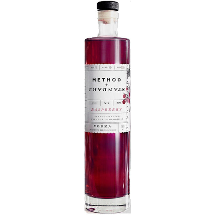 Method + Standard Vodka Raspberry Vodka - Available at Wooden Cork