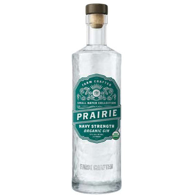 Prairie Organic Navy Strength Gin - Available at Wooden Cork