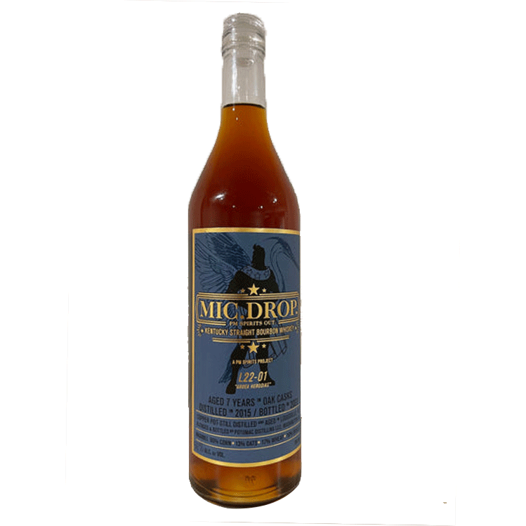 Mic Drop 5.0 7 Year Straight Bourbon Whiskey - Available at Wooden Cork