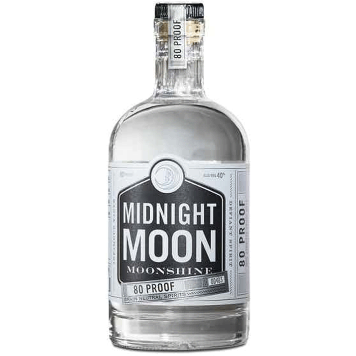Midnight Moon 80 Proof Moonshine - Available at Wooden Cork