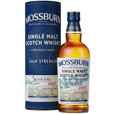 Mossburn Single Malt Scotch Blair Athol Distillery Vintage Casks No.3 10 Yr - Available at Wooden Cork