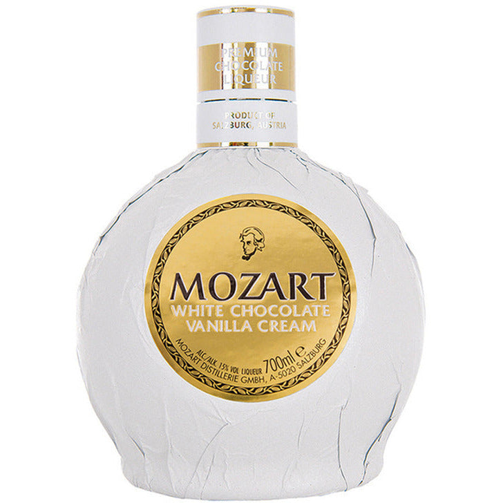 Mozart White Chocolate Vanilla Cream Liqueur - Available at Wooden Cork