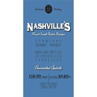 Nashtucky Nashville’s Finest Small Batch Bourbon - Available at Wooden Cork