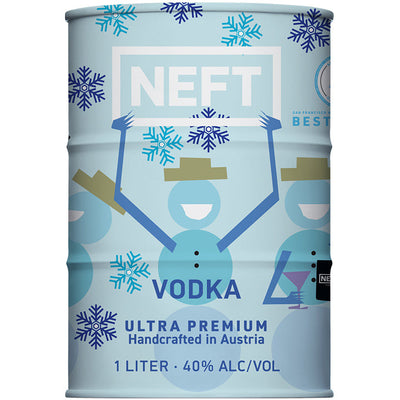 NEFT Vodka Holiday Barrel 1L - Available at Wooden Cork