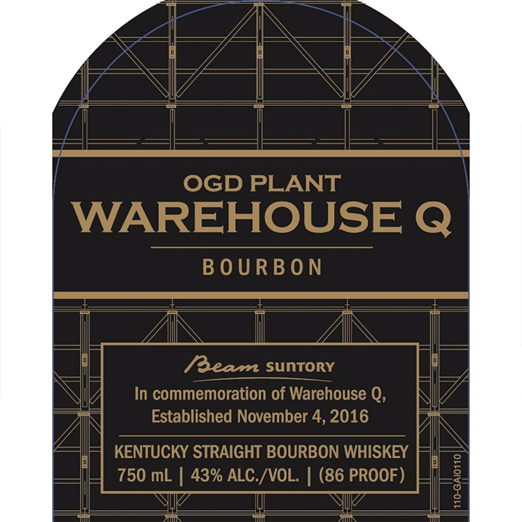 Beam Suntory OGD Plant Warehouse Q Kentucky Straight Bourbon - Available at Wooden Cork