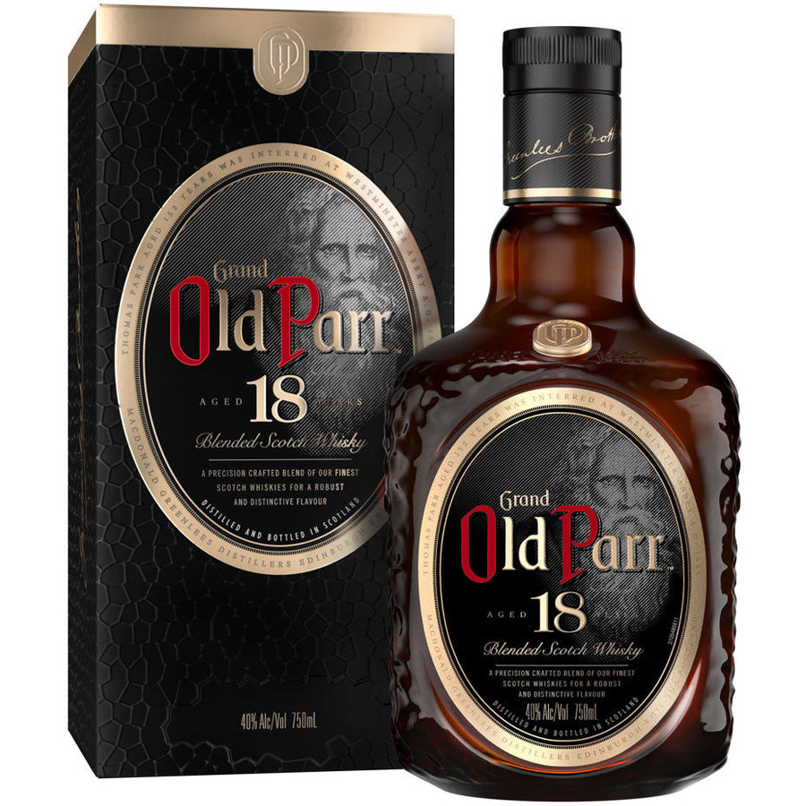 Grand Old Parr 18 Year Old Blended Scotch Whisky 750Ml - Available at Wooden Cork