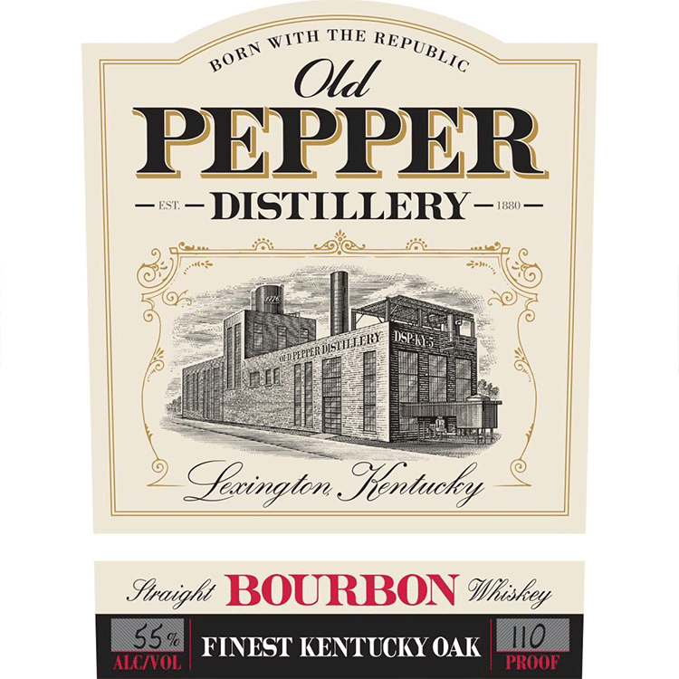 Old Pepper Finest Kentucky Oak Straight Bourbon - Available at Wooden Cork