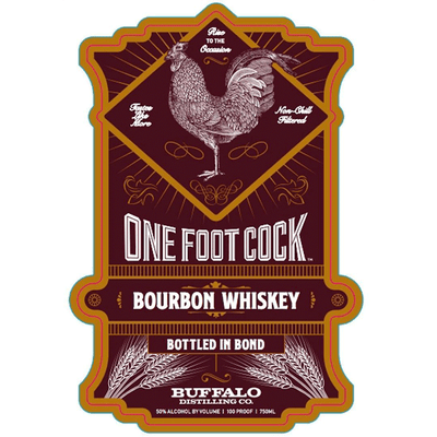 Buffalo Distilling One Foot Cock Bottled in Bond Bourbon - Available at Wooden Cork