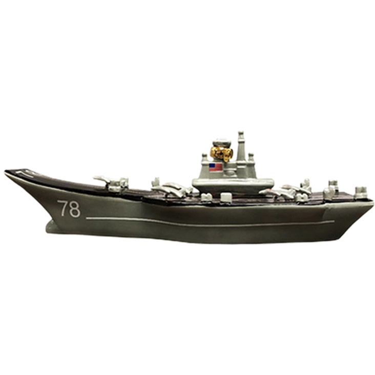 Open Sea Aircraft Carrier Ceramic Bourbon Bottle 1.75L - Available at Wooden Cork