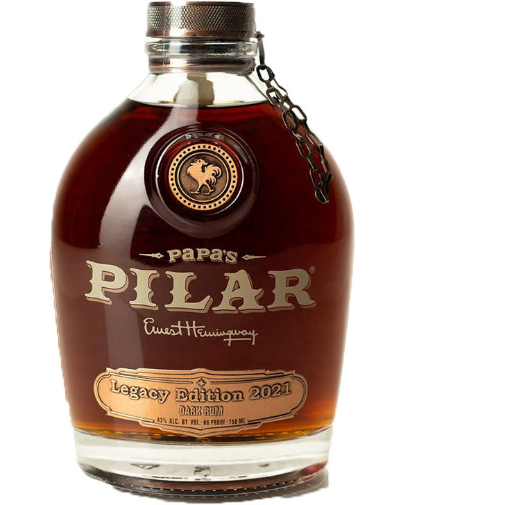 Papa's Pilar Rum Legacy Edition 2021 Dark Rum - Available at Wooden Cork