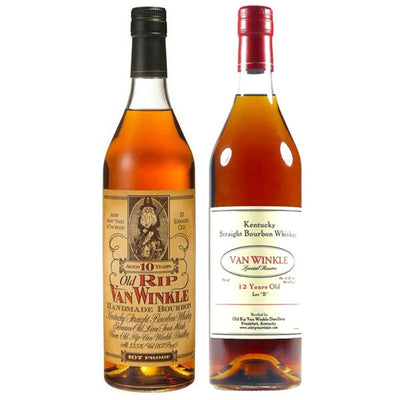 Pappy Van Winkle's 10 Year & 12 Year Lot B Bundle - Available at Wooden Cork