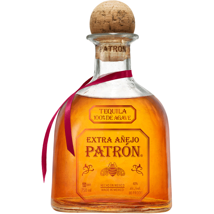 Patron Extra Anejo Tequila - Available at Wooden Cork