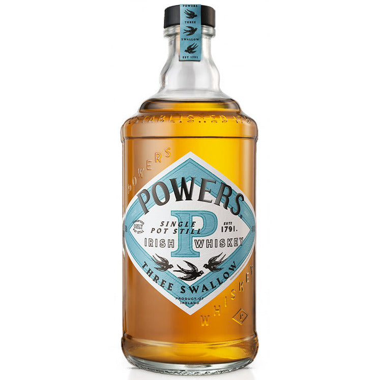 Powers Three Swallow Single Pot Still Irish Whiskey - Available at Wooden Cork