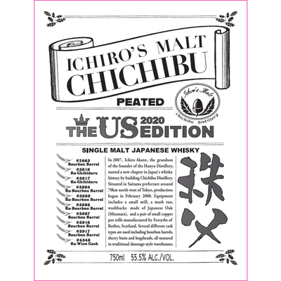 Ichiros Malt Chichibu The US Edition 2020 Single Malt Whiskey - Available at Wooden Cork