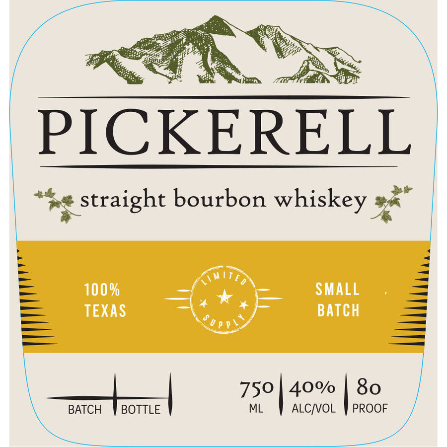 Pickerell Straight Bourbon Whiskey - Available at Wooden Cork