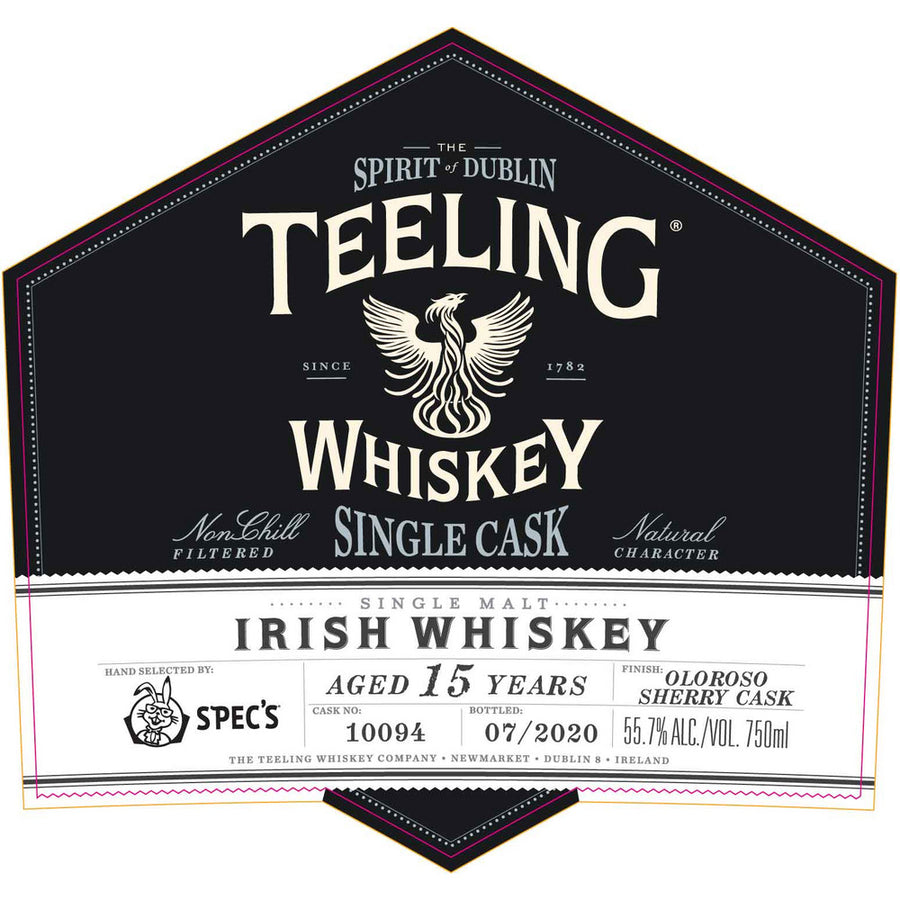Teeling Sherry Cask 15yr Irish Whiskey - Available at Wooden Cork
