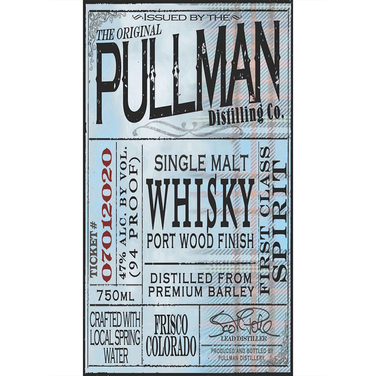 Pullman Single Malt Port Wood Finish - Available at Wooden Cork