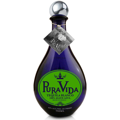 Pura Vida Tequila Silver Tequila 100% de Agave - Available at Wooden Cork