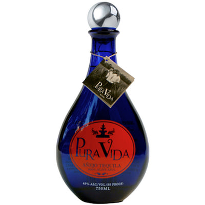 Pura Vida Tequila Añejo Tequila 100% de Agave - Available at Wooden Cork