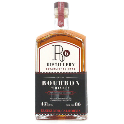 R6 Straight Bourbon Whiskey - Available at Wooden Cork