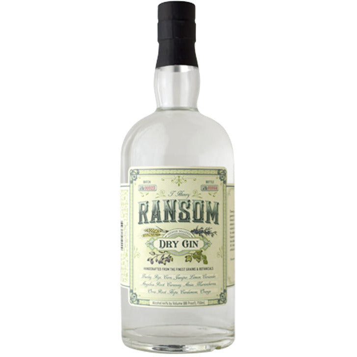 Ransom Wine Co & Distillery Dry Gin - Available at Wooden Cork