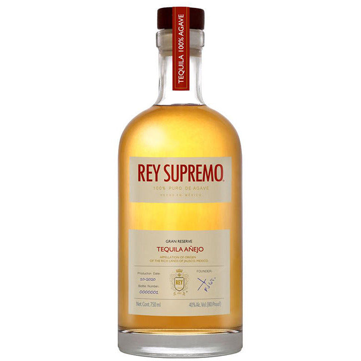 Rey Supremo Tequila Anejo Gran Reserve - Available at Wooden Cork
