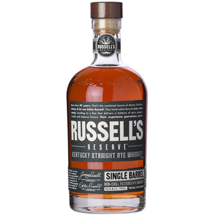 Russell's Reserve Single Barrel Kentucky Straight Rye Whiskey - Available at Wooden Cork
