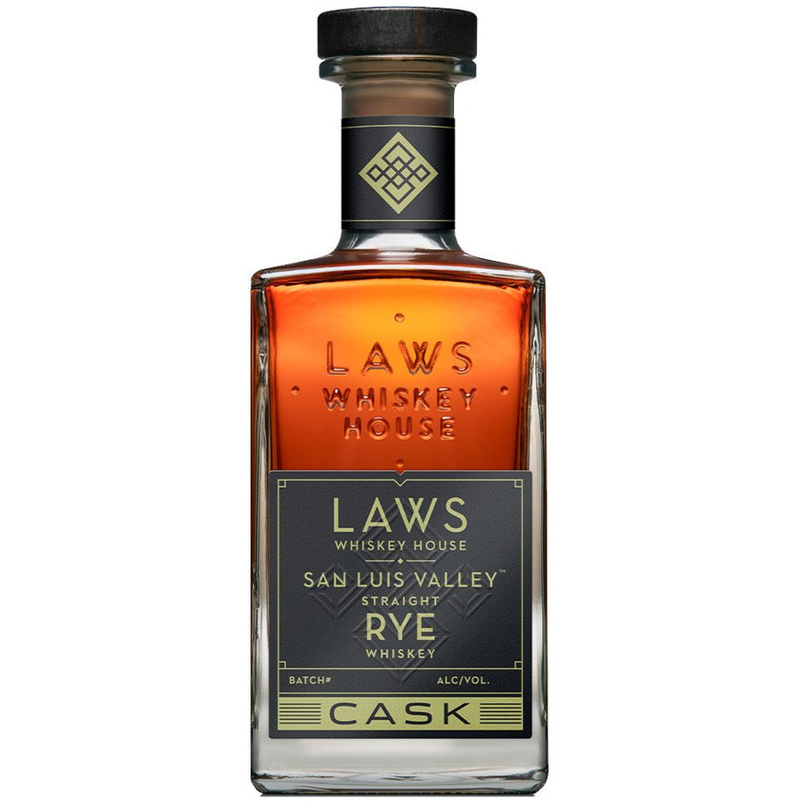 Laws San Luis Valley Straight Rye Cask Strength - Available at Wooden Cork