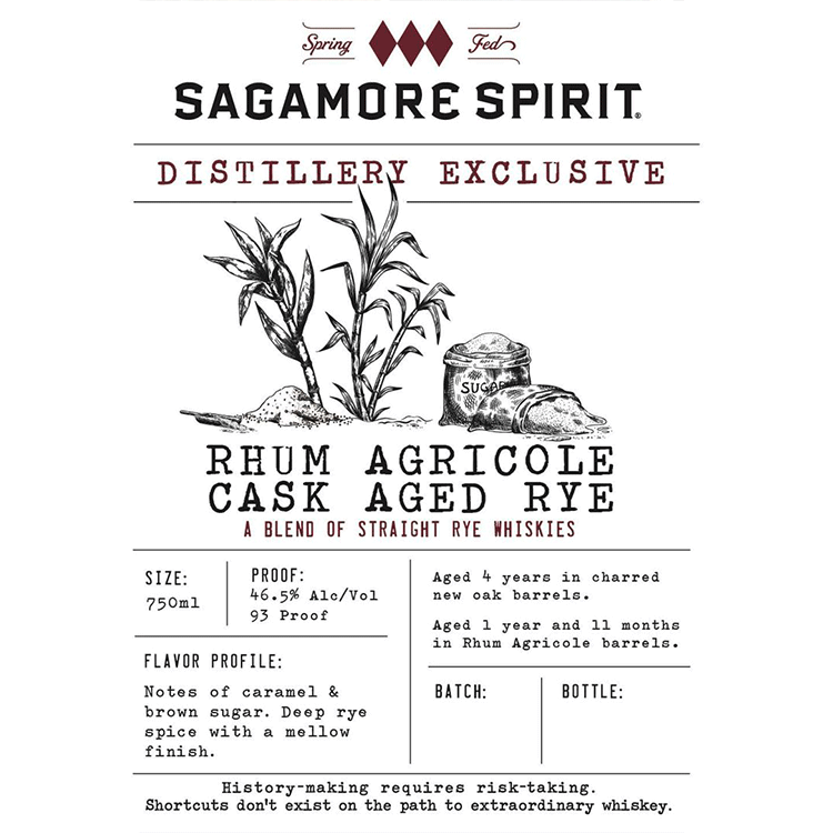 Sagamore Spirit Straight Rye Rhum Agricole Cask - Available at Wooden Cork