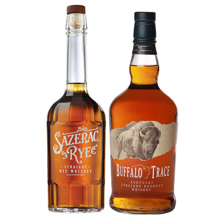 Buffalo Trace Bourbon & Sazerac Rye Bundle - Available at Wooden Cork