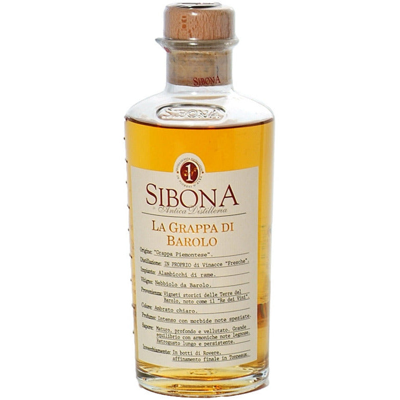 Sibona Barolo Grappa - Available at Wooden Cork