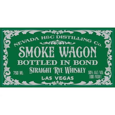 Nevada H&C Smoke Wagon Bottled in Bond Straight Rye - Available at Wooden Cork