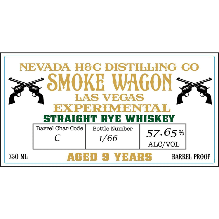 Nevada H&C Smoke Wagon 9 Year Experimental Straight Rye - Available at Wooden Cork